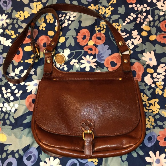 Patricia Nash Brown Leather Shoulder Bag - Picture 3 of 11